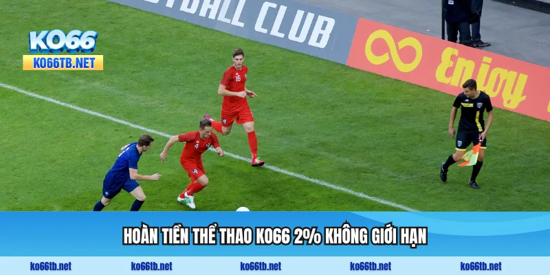 Hoàn tiền thể thao KO66 2% không giới hạn, không điều kiện