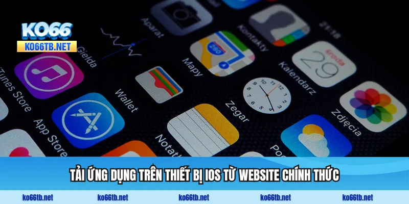 Quy trình tải ứng dụng trên thiết bị iOS từ website chính thức