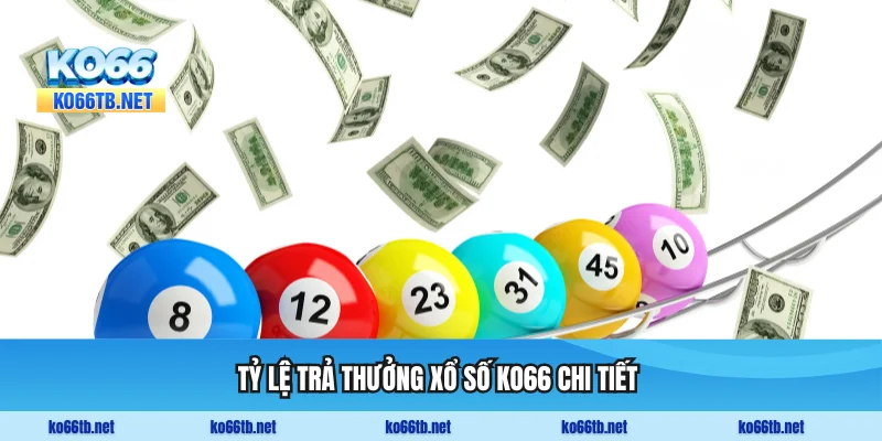Tỷ lệ trả thưởng xổ số KO66 chi tiết - cao nhất nhì thị trường